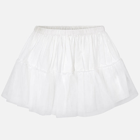 White Tulle Underskirt/Petticoat for Girls: Mayoral 10617