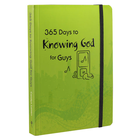 365 Days to Knowing God for Guys - Embossed Paperback - DKG001 Christian Art Gifts