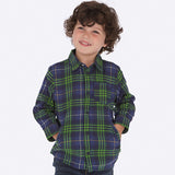 Checked Over-Shirt in Red or Green- Mayoral Boy 4117 - Fall 2019