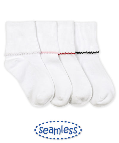 Seamless Tatted Edge - 2111 Jefferies Socks