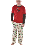 Unisex Moosletoe Adult Pajamas - Lazy One