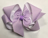 Classic 5-inch Candy Stripe Hair Bow