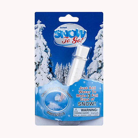 Artificial Fake Snow Powder - Makes Instant Snow - Just Add Water - 3  Gallon Jar