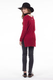 Indigo Sweater in Burgundy GSW003 - PPLA